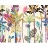 Khroma|Papier panoramique tropical moderne palmiers multicolores|Panoramiques