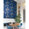 Khroma|Papier peint plantes tropicales papayes bananes métallisées|Papier Peint