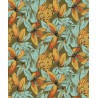 Papeldecor|Tropische Pflanzentapete mit Papayas und Bananen|Tapeten