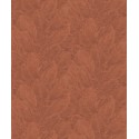 Papeldecor|Papel pintado hojas tropicales con brillo y relieve color arcilla|Papel Pintado