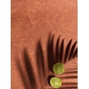 Papeldecor|Wallpaper tropical leaves with shine and clay-coloured relief|Wallpaper