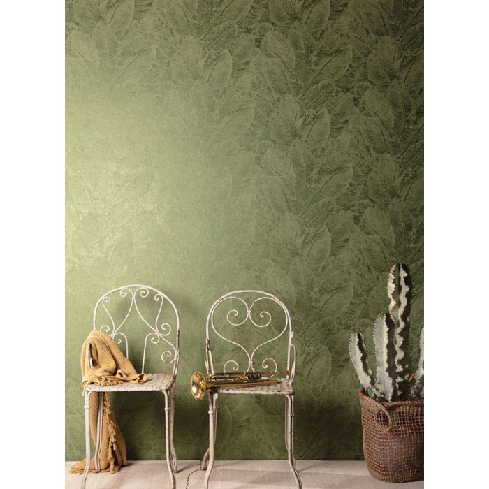 Papeldecor|Papier peint grandes feuilles tropicales vertes|Papier Peint