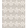Papeldecor|Elegant art deco style wallpaper in beige and metallic champagne tones|Wallpaper