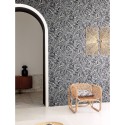 Khroma|Modern floral Wallpaper with grey arabesque style|Wallpaper