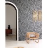 Khroma|Modern floral Wallpaper with grey arabesque style|Wallpaper