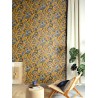 Khroma|Yellow floral Wallpaper with arabesque details|Wallpaper