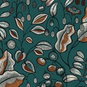 Rasch|Papier peint salon motif épi brun|Papier Peint