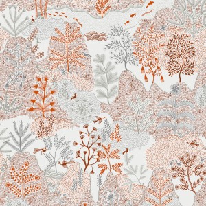 Khroma|Ethnic Wallpaper in chocolate brown|Wallpaper