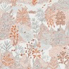 Khroma|Moroccan landscape Wallpaper in red tones with grey background|Wallpaper