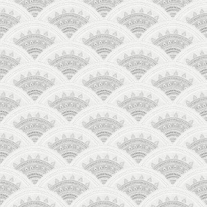 Architects Paper|Papel pintado floral estilo retro azul y blanco|Papel Pintado