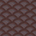 Khroma|Papier peint brocart éventails couleur miel|Papier Peint