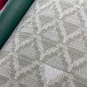 Khroma|Papier peint effet textile arabesques gris pierre|Papier Peint