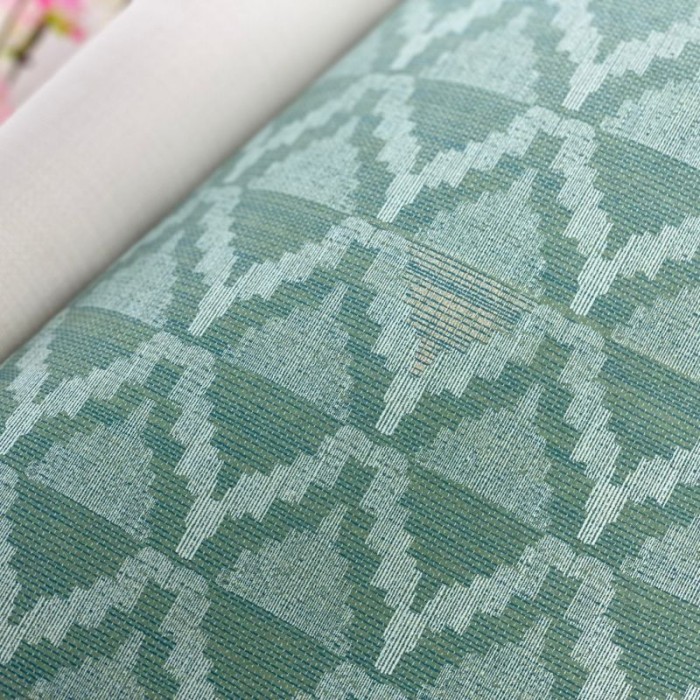 Khroma|Papel Pintado arabesco verde menta con aire étnico|Papel Pintado