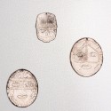 Khroma|Papier peint mosaïque petites pierres grises brillant|Papier Peint
