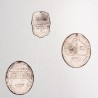 Khroma|Papier peint mosaïque petites pierres grises brillant|Papier Peint
