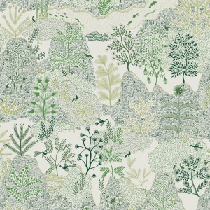 Casamance|Papier peint abstrait doré avec feuilles métalliques|Haut Gamme