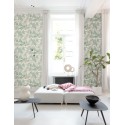 Papeldecor|Wallpaper with a drawing of a green Moroccan landscape|Wallpaper