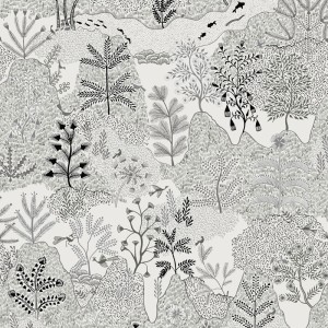 As Creation|Papier Peint grandes feuilles tropicales beige|Papier Peint