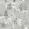 Papeldecor|Papier peint paysage marocain original en blanc, noir et bleu|Papier Peint