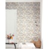 Papeldecor|Papier peint paysager de style arabesque aux tons bleus et dorés|Papier Peint