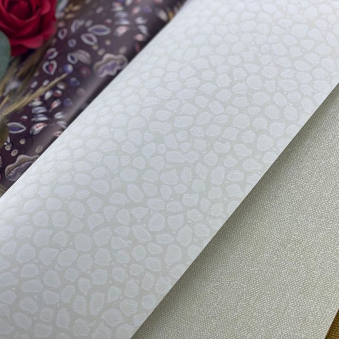 Papeldecor|Papier peint moderne mosaïque style ethnique gris clair|Imitation Peau