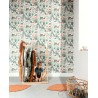 Khroma|Papier peint enfant vert animaux sauvages|Papier Peint