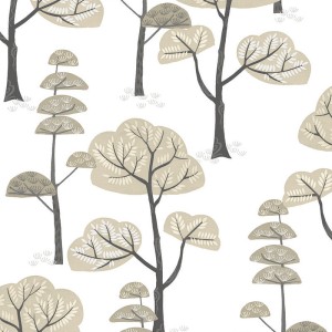 Casamance|Papier peint lin rose effet textile|Papier Peint