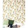 Khroma|Papel Pintado infantil con árboles verdes y marrón|Papel Pintado