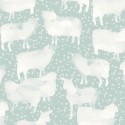 Khroma|Papier peint enfant moutons vert pastel|Papier Peint