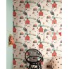 Khroma|Papier peint enfant animaux de ferme beige pastel|Papier Peint