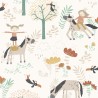 Khroma|Papier peint enfant arbres et poneys chambre|Papier Peint