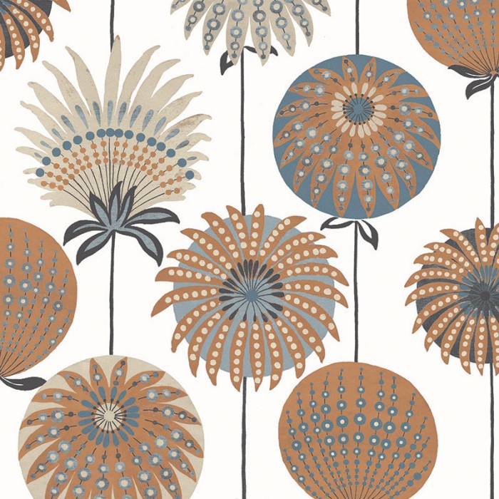 Papeldecor|Papel pintado juvenil con originales tipos de flores|Papel Pintado