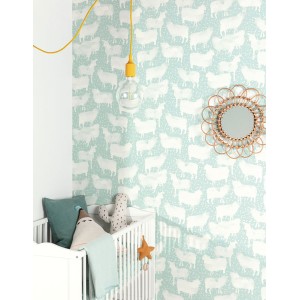 Papeldecor|Tapete Damast Beige Relief Wand|Tapeten 2
