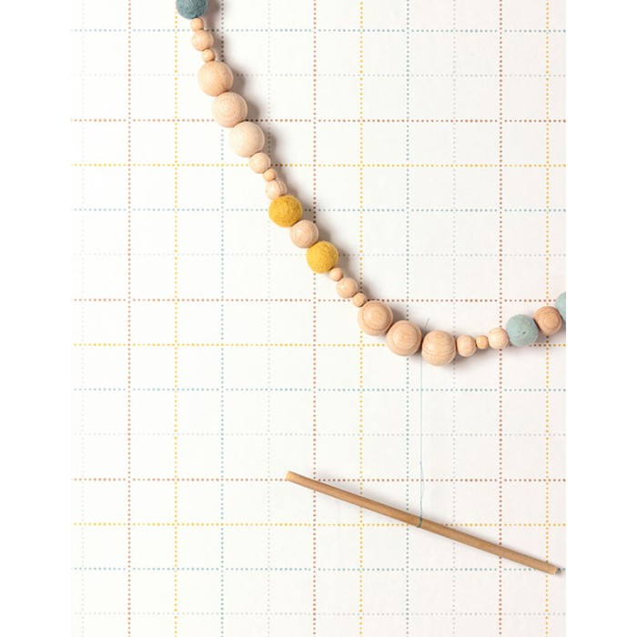 Papeldecor|Tapete Kinder Karos Blau, Grün und Braun auf Weiß|Tapeten