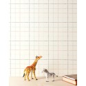 Papeldecor|Children’s tartan wallpaper in brown, black, and green|Wallpaper