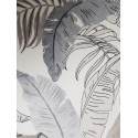 Khroma|Tapete mit Bananenblättern und Farnen Beige und Grau|Tapeten