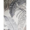 Khroma|Tapete mit Bananenblättern und Farnen Beige und Grau|Tapeten