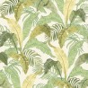 Khroma|Papel Pintado hojas de banano tropical verdes fondo blanco|Papel Pintado