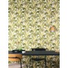 Khroma|Papier peint feuilles bananier tropical vert fond blanc|Papier Peint