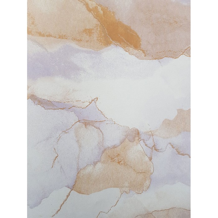 Khroma|Papel Pintado cielo de nubes acuarela lila y terracota|Papel Pintado