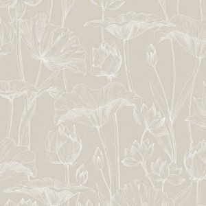 Papeldecor|Papier peint minimaliste petits losanges blancs crème brillants|Papier Peint