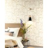 Khroma|Goldene Blumentapete Cremegrund|Tapeten