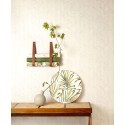 Khroma|Light beige palm leaves Wallpaper|Wallpaper