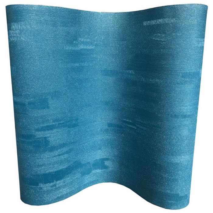 Papeldecor|Modern petrol blue wallpaper with shine|Clearance