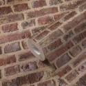 Papeldecor|Papier peint brique marron|Liquidation
