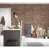 Papeldecor|Brown brick wallpaper|Clearance