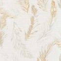 Papeldecor|White and ochre floral wallpaper|Clearance
