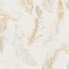 Papeldecor|White and ochre floral wallpaper|Clearance