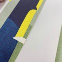 Papeldecor|Papier peint abstrait tons bleus, verts et jaune|Papier Peint