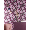Papeldecor|Papel pintado precioso y moderno estampado flores lila y morado|Papel Pintado
